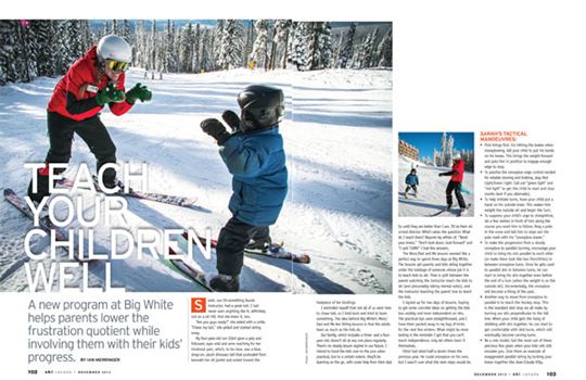 Teach Your Children Well/ Ski Canada Magazine