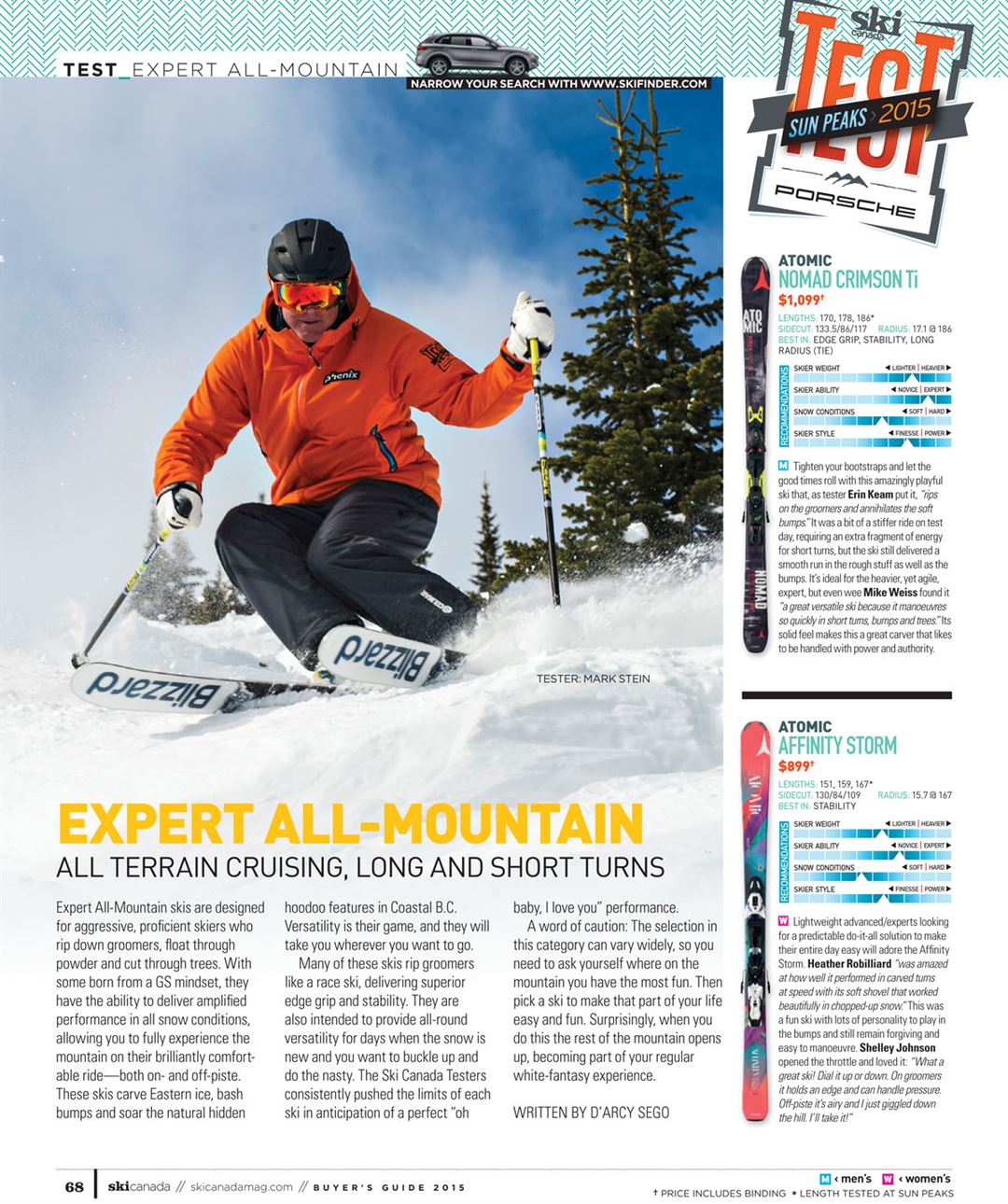 Test 2015 Expert All Mountain/ Ski