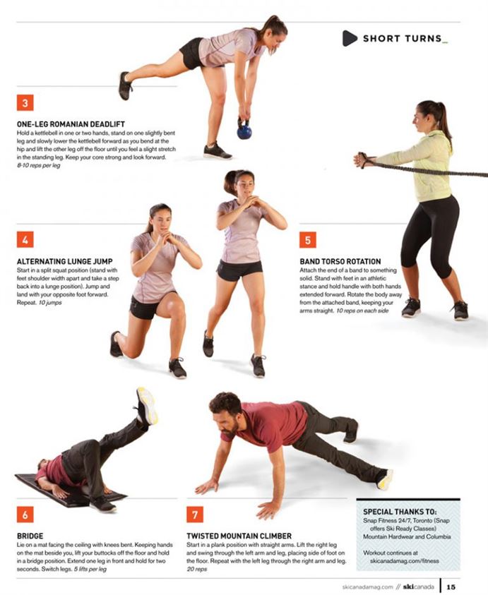 Don’t try to ski yourself into shape again this season.