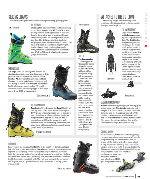 Backcountry Boots & Bindings