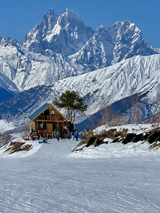 High In The Georgia Caucasus / Ski Canada Magazine