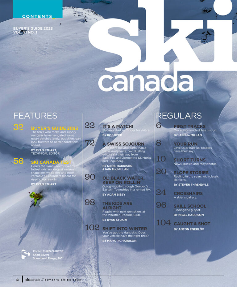 Buyer’s Guide 2023 Vol 51 1 / Ski Canada Magazine