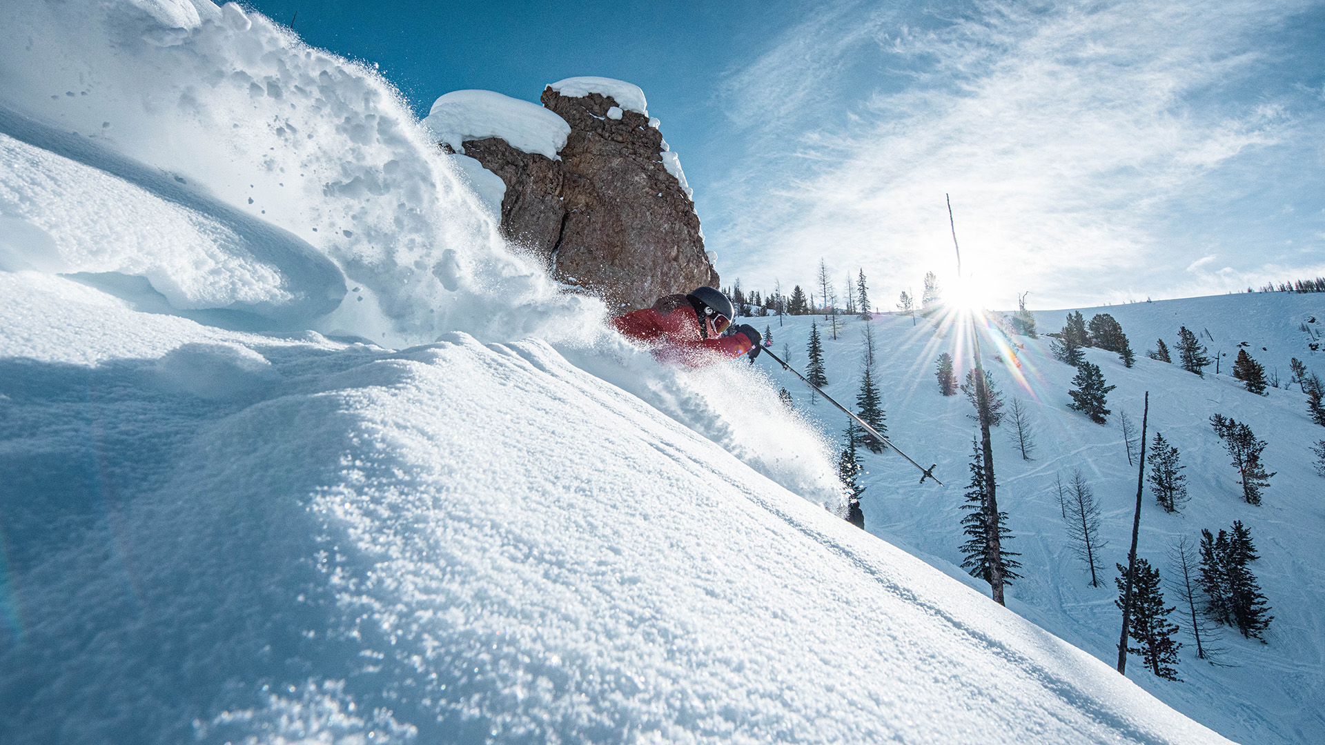 Panorama’s Taynton Bowl is home to 
303 hectares of slackcountry fun.