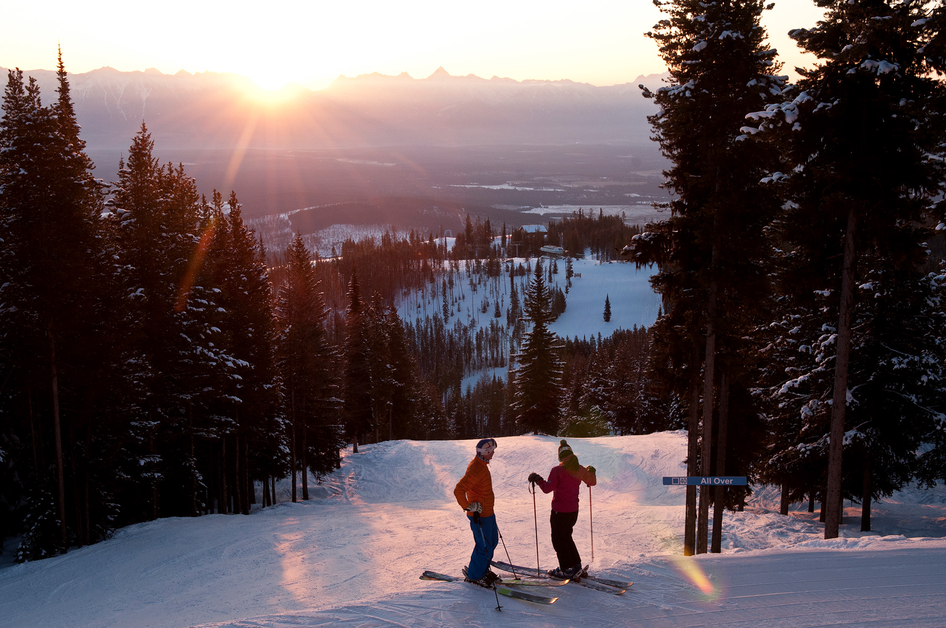 Kimberley offers pleasantly consistent pitches and plenty of uncrowded tree skiing.