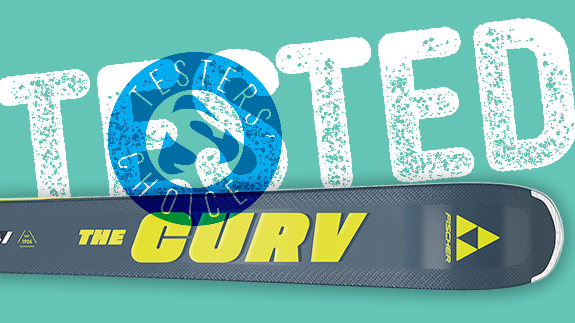 Close-up of the Fischer The Curv GT 85 ski tip.