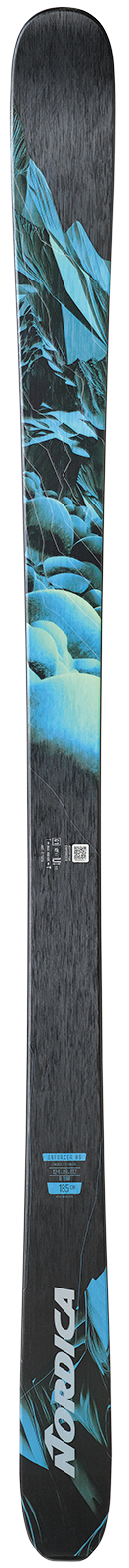Nordica Enforcer 89 all-mountain ski carving on hardpack.
