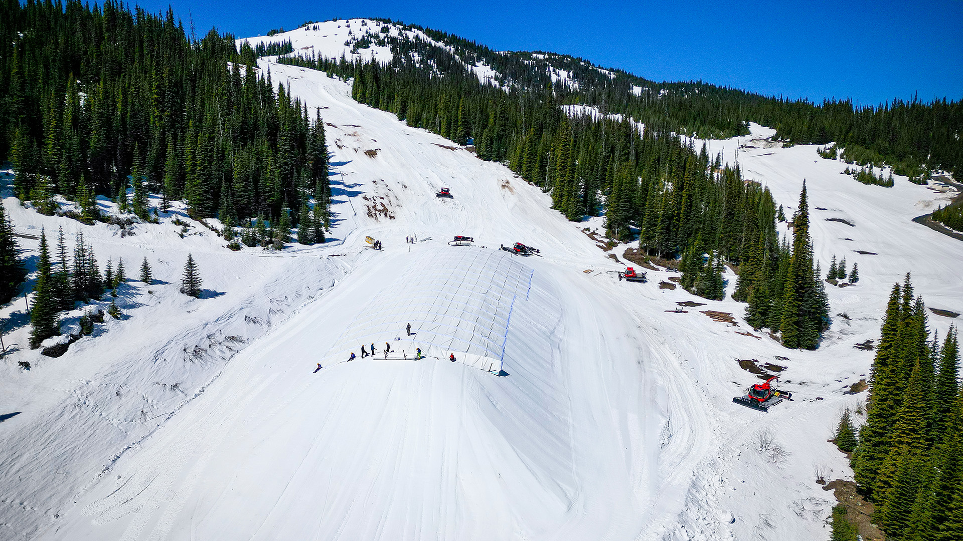 Sun Peaks Resort saving show.